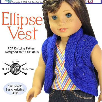 Ellipse Vest for 18 inch Dolls