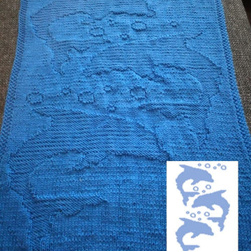 Nr. 199 Dolphin guest towel
