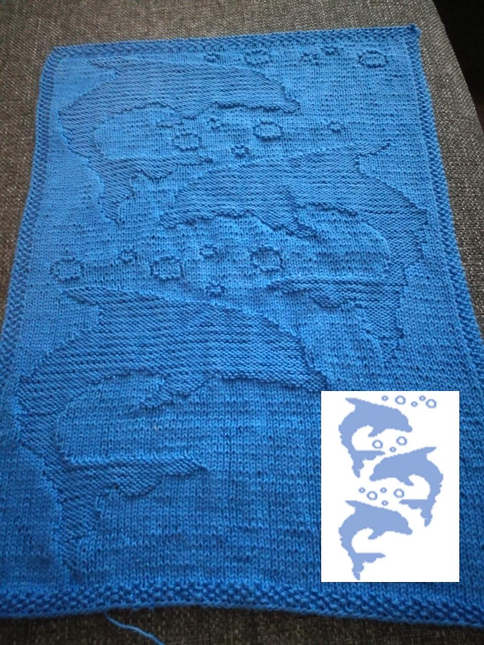Nr. 199 Dolphin guest towel