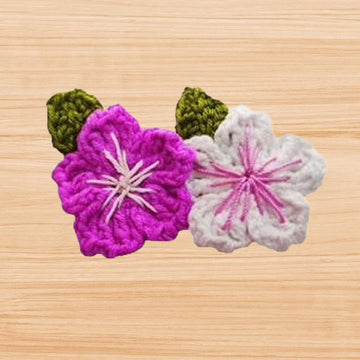 Crochet Flower Hair Clip Pattern – Easy PDF + Video Tutorial