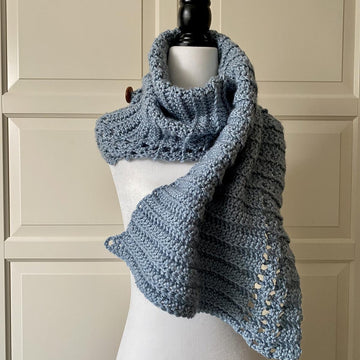 Beginners Cowl Scarf Pattern: Bussin-Beginners Cowl-Scarf