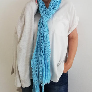 Wild Blue Yonder neck scarf