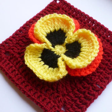 Pansy in square