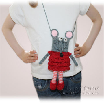 Mouse Phone Case Pattern, Mouse Phone Pouch Pattern, Mouse Crochet Pattern, PDF Pattern