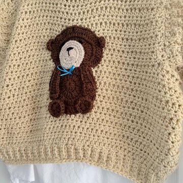 Teddy Bear Crochet Tank Top