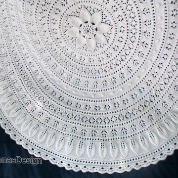 Floral Lace Afghan