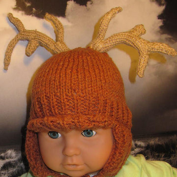 Baby Deerstalker Beanie Hat