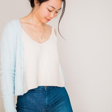 Seascape Scallop Tank Top