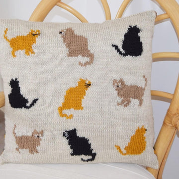 9 Cats Pillow