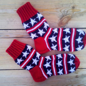 Stars and stripes socks