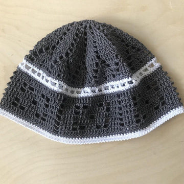 Short cotton skull cap kufi