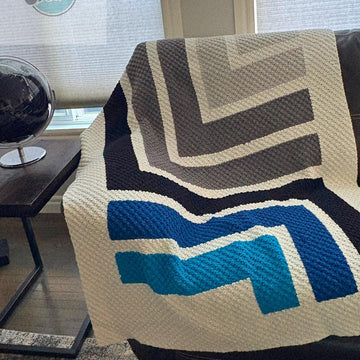 Blue Turn Blanket