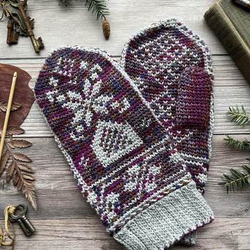 Fair Isle Windmill Mittens