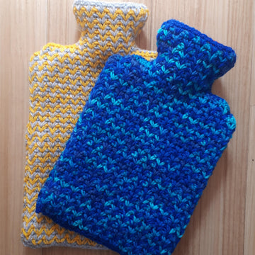 Herringbone Hot Water Bottle Cover (UK)