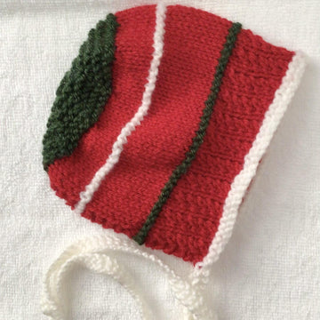 Christmas Twist Baby Bonnet