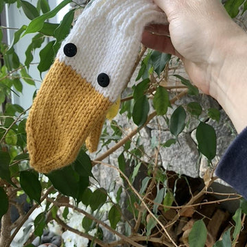 Sleeping Goose Mittens