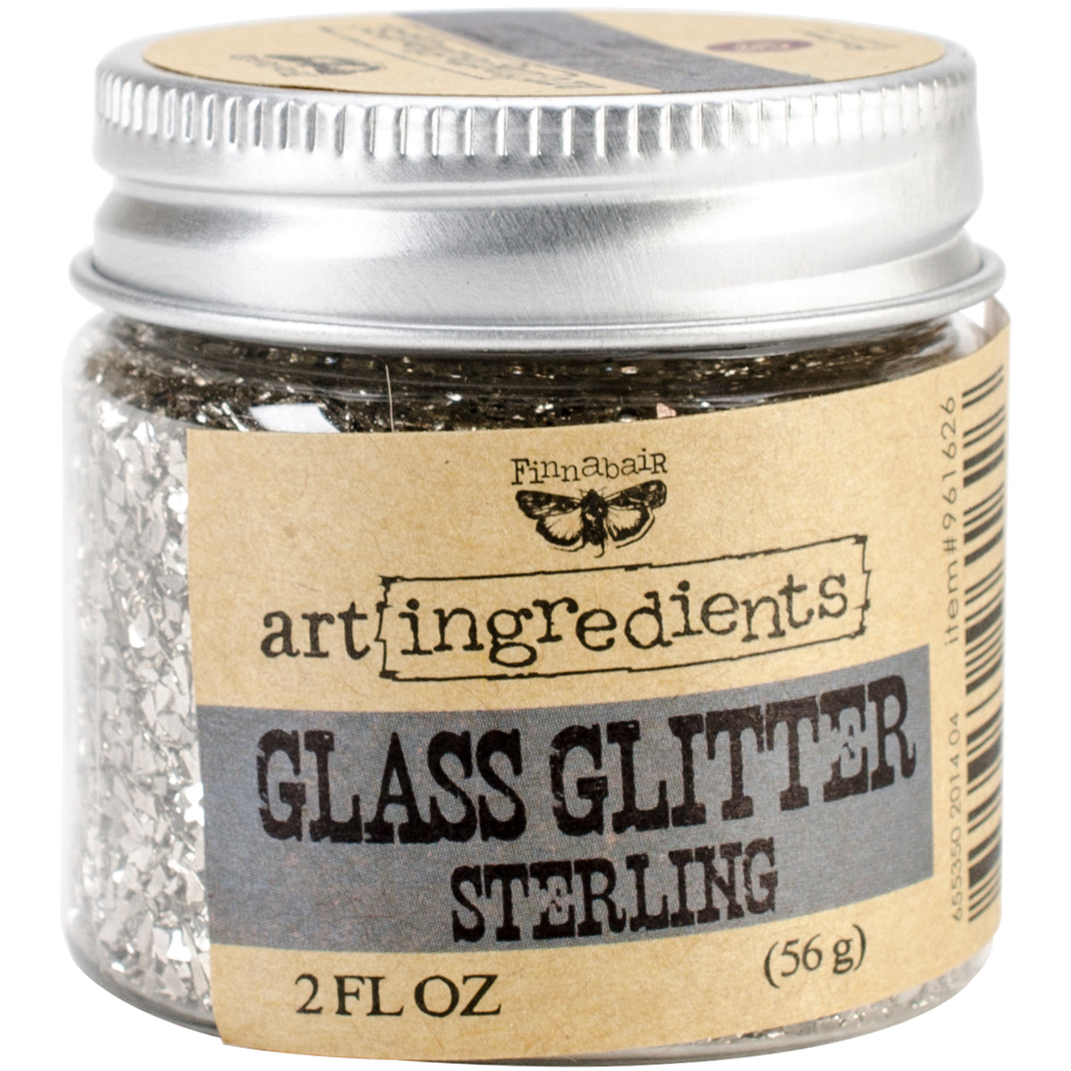 Prima Marketing Finnabair Art Ingredients Glass Glitter 2oz - Sterling