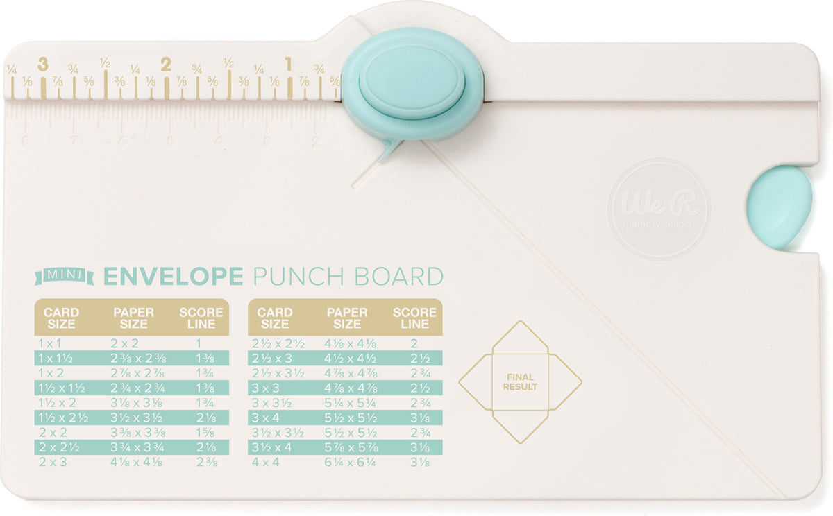 We R Memory Keepers Mini Envelope Punch Board - 337001
