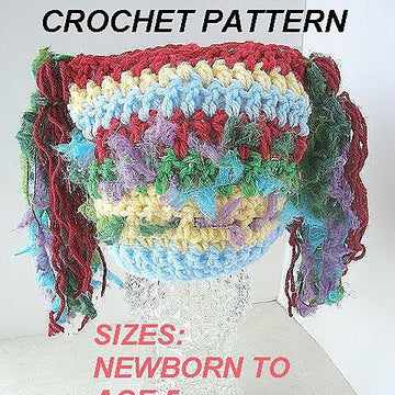 357, RAINBOW MAGIC LONG TASSEL JESTER HAT