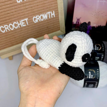 Baby Panda Keychain Holder