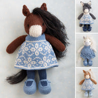 Horse/donkey/unicorn in a dress