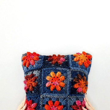 Cosmic Blooms Pillow