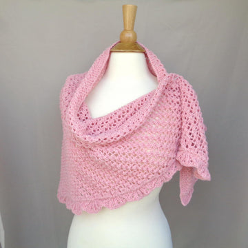 Peach Blossoms Shawl