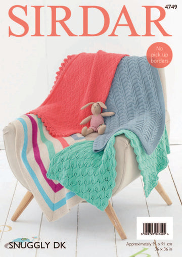 Blankets in Sirdar Snuggly DK - 4749 - Leaflet