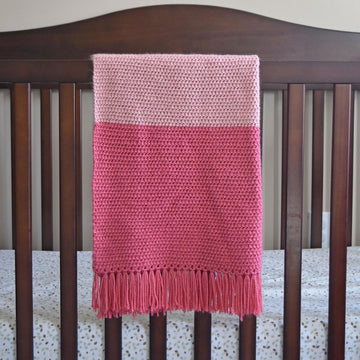 SoCal Sunset Ombre Baby Blanket