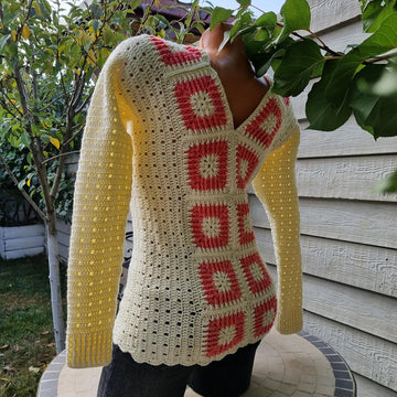 Crochet elegant sweater