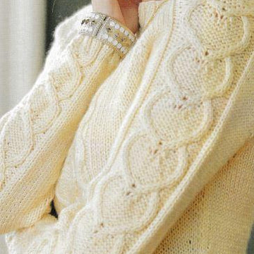 Hearts Cable Jumper