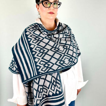 GeoChic crochet cape