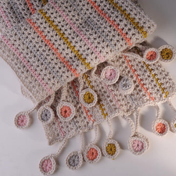 Crochet Teardrop Scarf