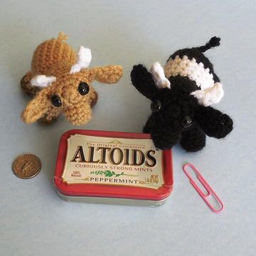 Miniature Cow Amigurumi/Plush Toy
