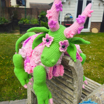 3in1 Flower Dragon Baby Blanket