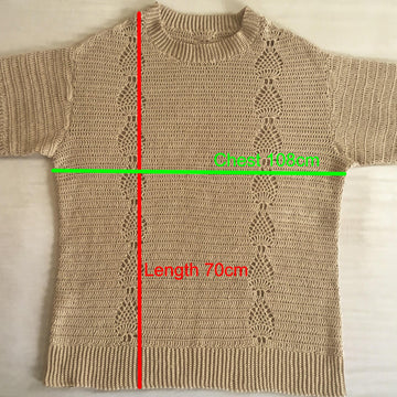 Men's Crochet Pineapple T-Shirt