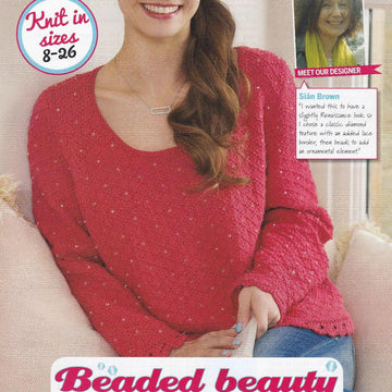 Beaded Lattice Stitch Jumper