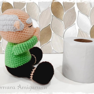 Crochet pattern old man PDF