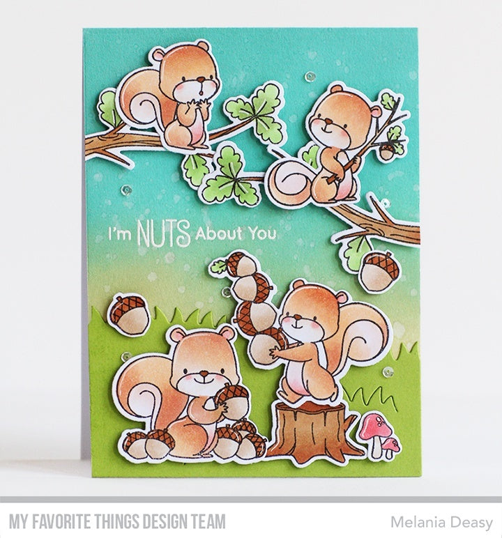 My Favorite Things Birdie Brown Stamps 4"X8" - Squirrel!