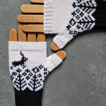 Unhitched Fingerless Mitts