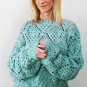 Crochet Sweater OverSized SYDNEY #1