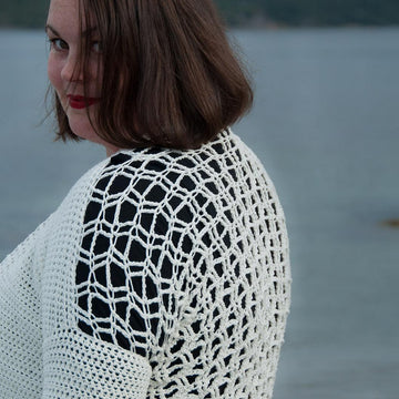 Summer Sea Cropped Cardigan
