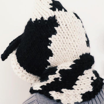 Caldwell the Cow Hooded Scarf