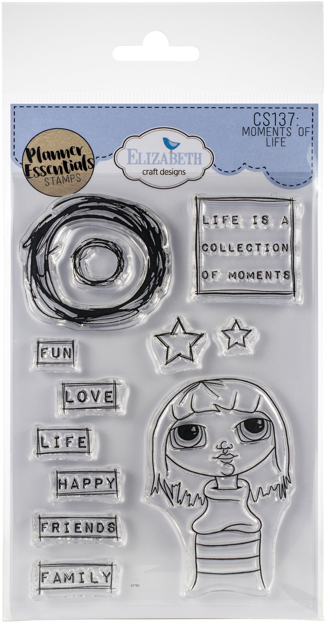 Elizabeth Craft Designs Elizabeth Craft Clear Stamps - Moments Of Life