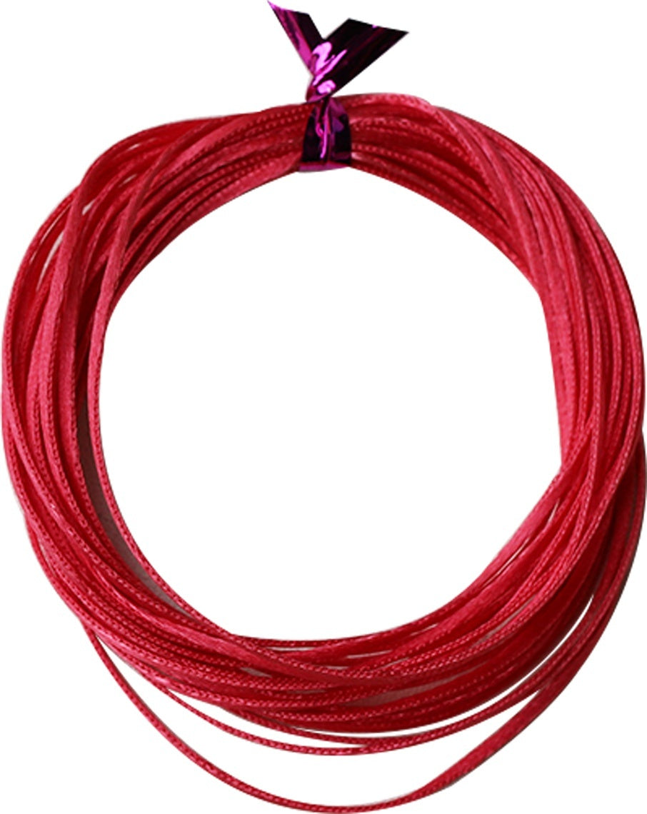 Dress My Crafts Satin Ribbon Twine 3m - Red