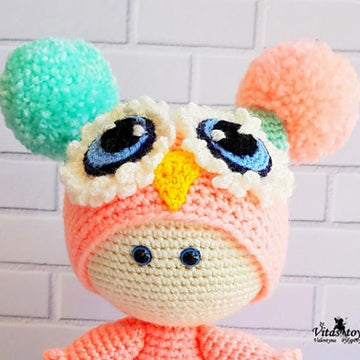 Hat Owl for doll
