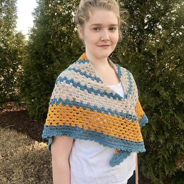 A Sunny Day Triangle Shawl
