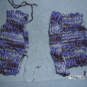 Easy Knit Fingerless Mitts
