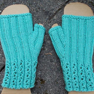 Fancy Ribbed Mitts