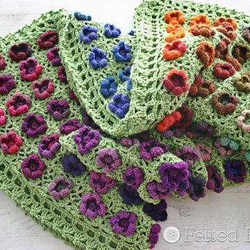 Monet's Garden Throw